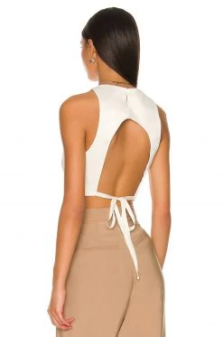 L'Academie Keely Tie Top In Ivory 8 L'Academie Keely Tie Top In Ivory -L Academie Shop LCDE WS813 V4