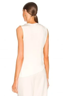 L'Academie Camellia Sleeveless Top In Bone White -L Academie Shop LCDE WS818 V3