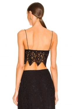 L'Academie Leila Lace Top In Black -L Academie Shop LCDE WS820 V3