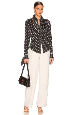 L'Academie Amora Blouse In Black Multi Dot 7 L'Academie Amora Blouse In Black Multi Dot -L Academie Shop LCDE WS822 V4