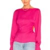 L'Academie Marlene Blouse In Pink