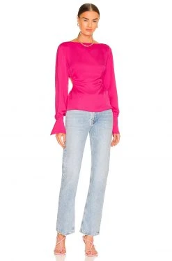 L'Academie Marlene Blouse In Pink -L Academie Shop LCDE WS826 V4