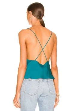 L'Academie Olena Cowl Cami In Turquoise 6 L'Academie Olena Cowl Cami In Turquoise -L Academie Shop LCDE WS829 V3