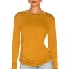 L'Academie Casey Top In Golden Brown