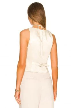 L'Academie Logan Vest In Beige -L Academie Shop LCDE WS833 V3