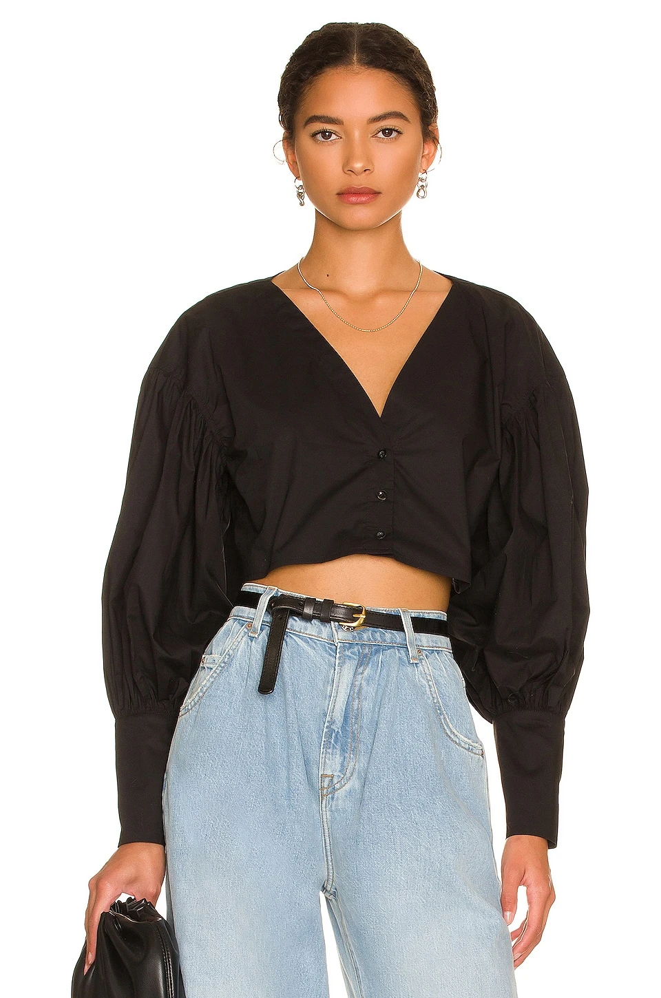 The Angeline Top in Black L'Academie The Angeline Top In Black -L Academie Shop LCDE WS848 V1