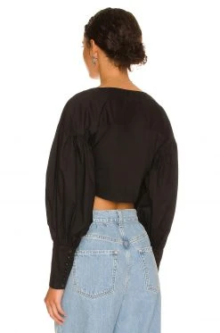 L'Academie The Angeline Top In Black 2 L'Academie The Angeline Top In Black -L Academie Shop LCDE WS848 V3